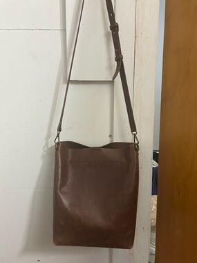 Madewell Brown Leather Crossbody Bag